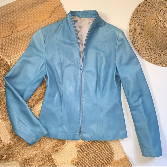 l e a t h e r :: Stunning Unique Spanish Fitted Leather Jacket - Picture 5 of 15